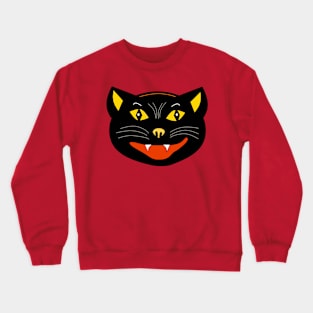 Ugly Halloween Cat Crewneck Sweatshirt